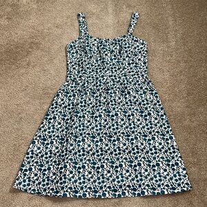 Ann Taylor Loft Floral Bustier Spaghetti Strap Dress NWT